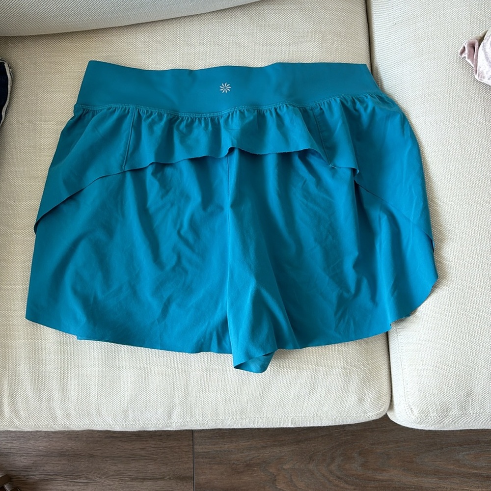 Teal crossover Athleta short